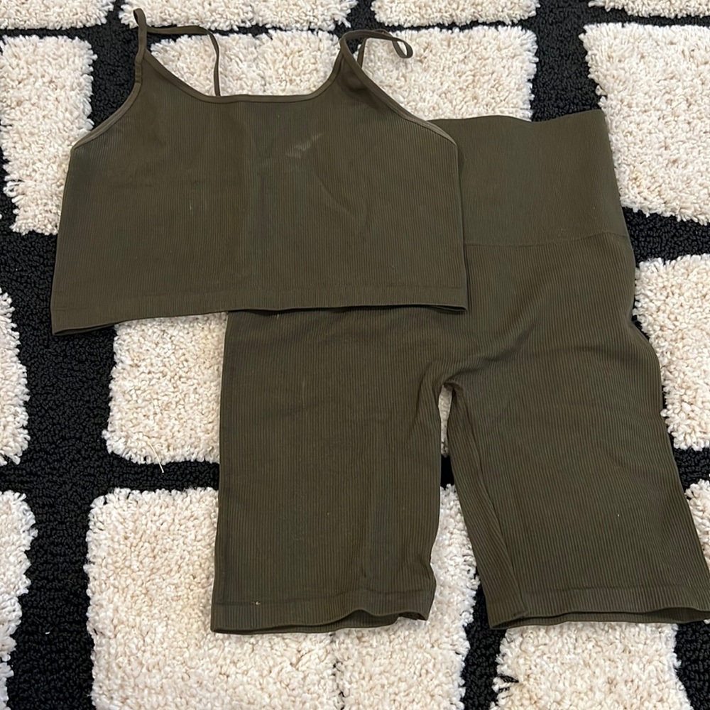 Two Piece Ribbed Set